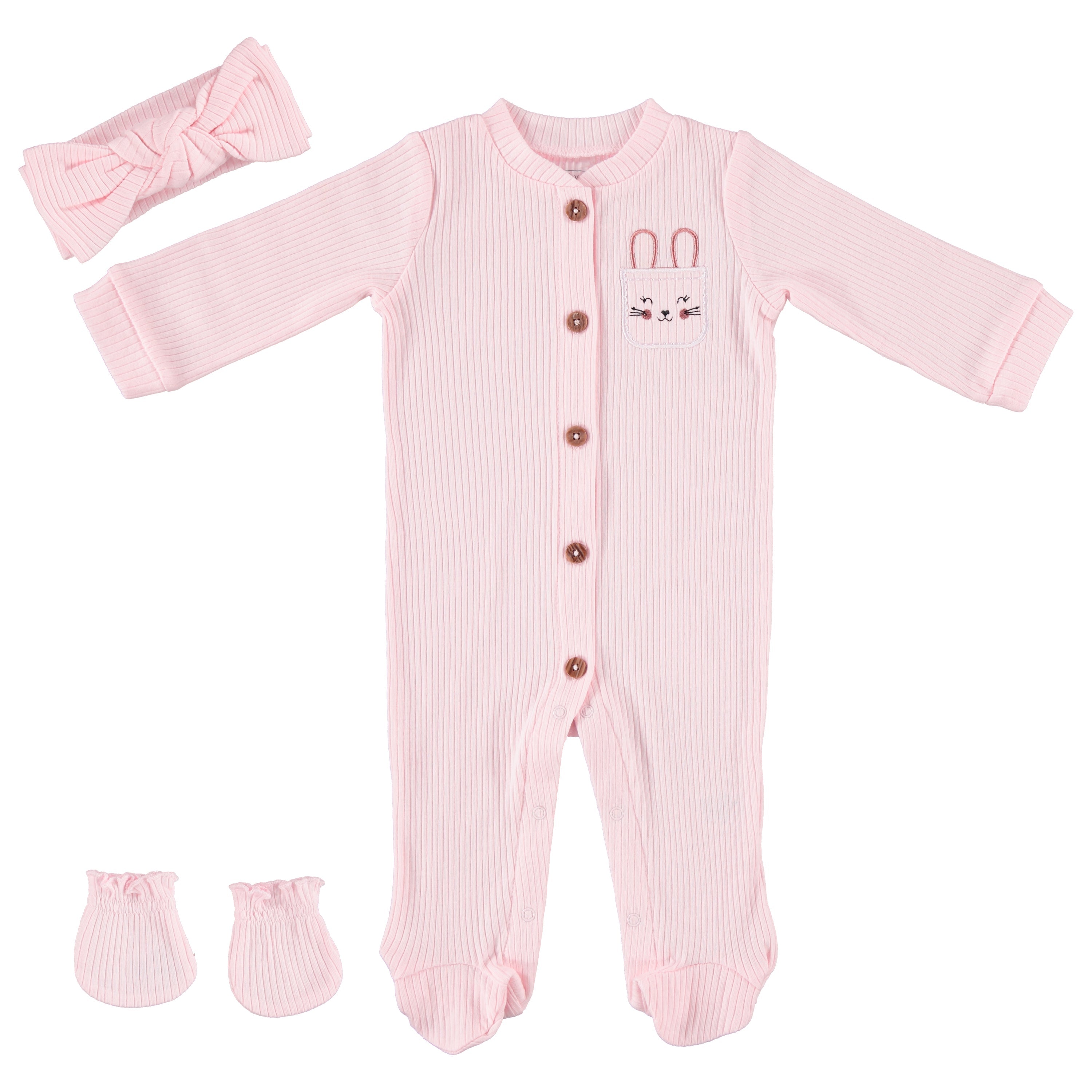 Baby girl sleepsuit store set