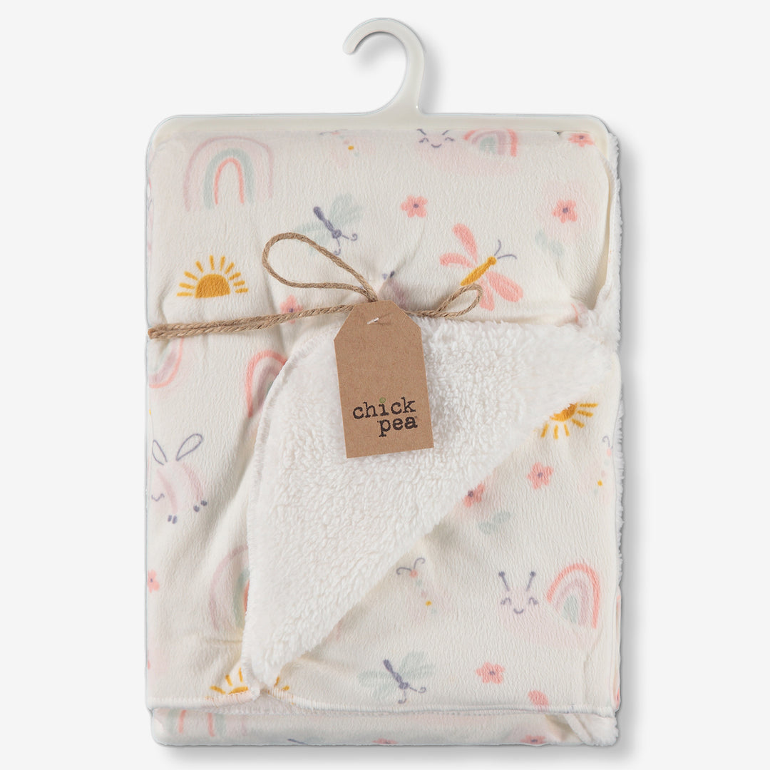 Chickpea Baby Infant Gender Neutral Unisex 2pk Muslin Blankets, Size: 0-12m